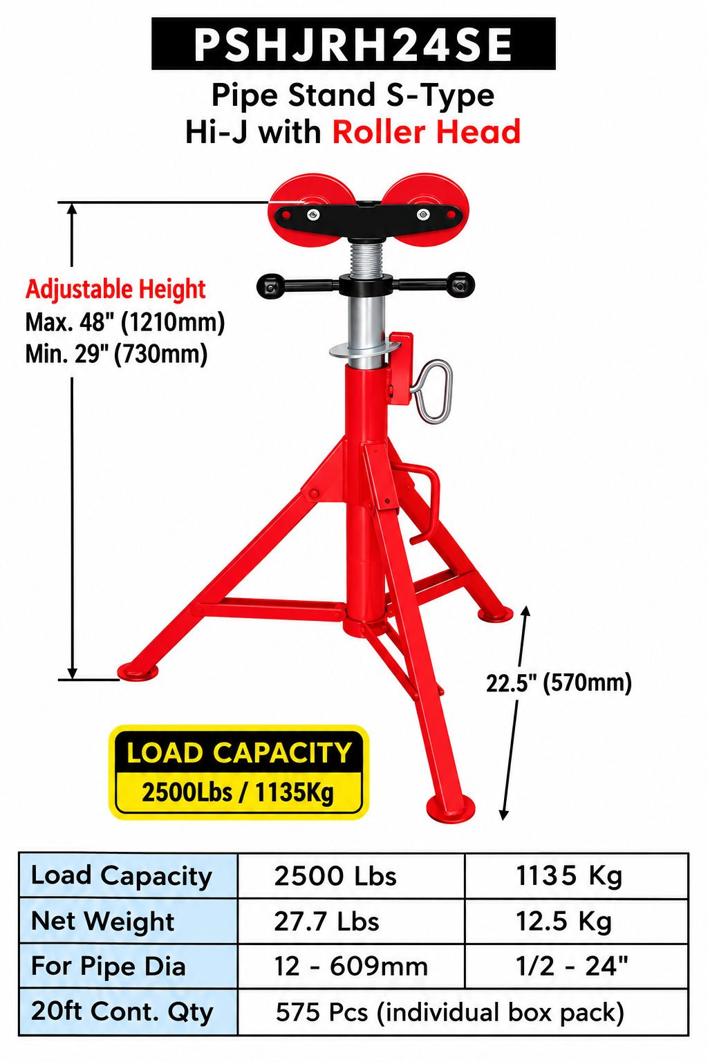 v-head-pipe-stand