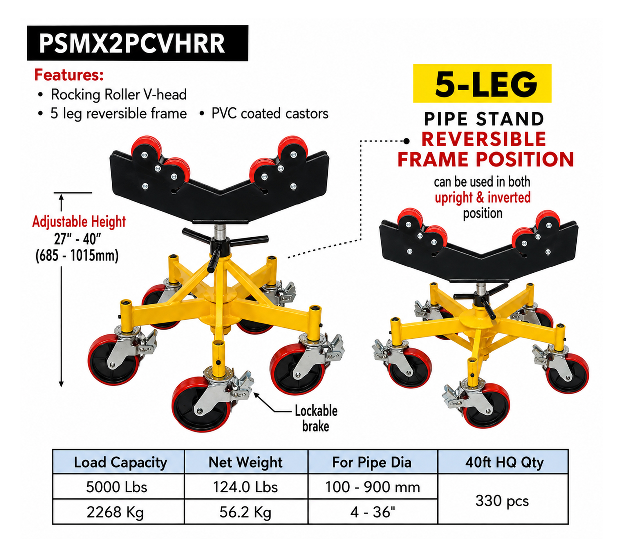 v-head-pipe-stand