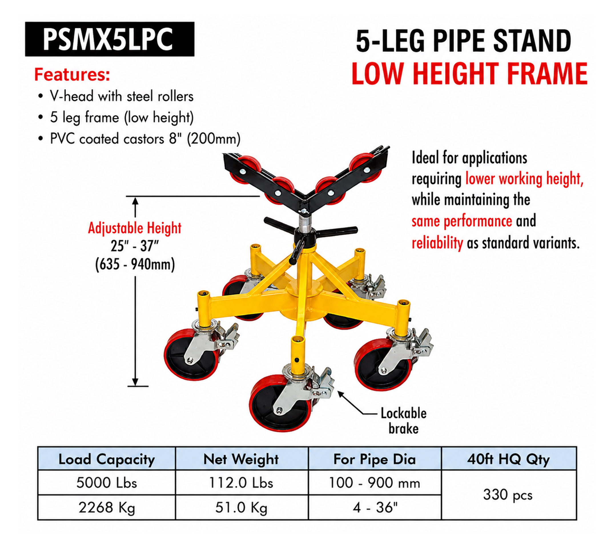v-head-pipe-stand
