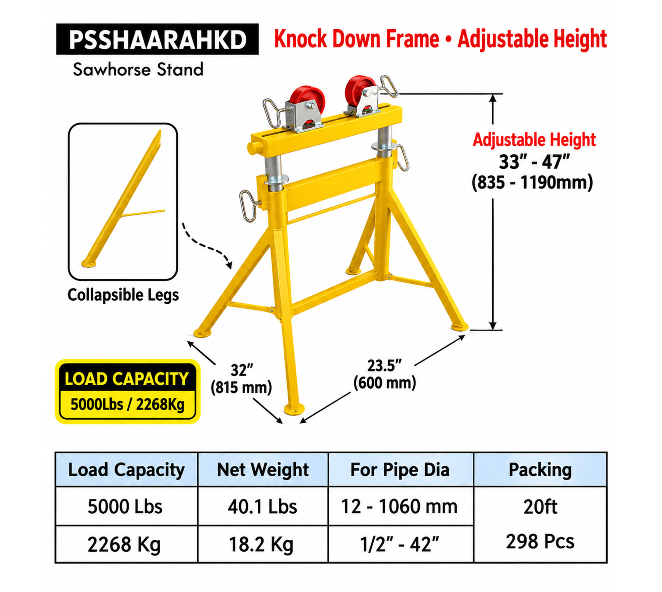 v-head-pipe-stand