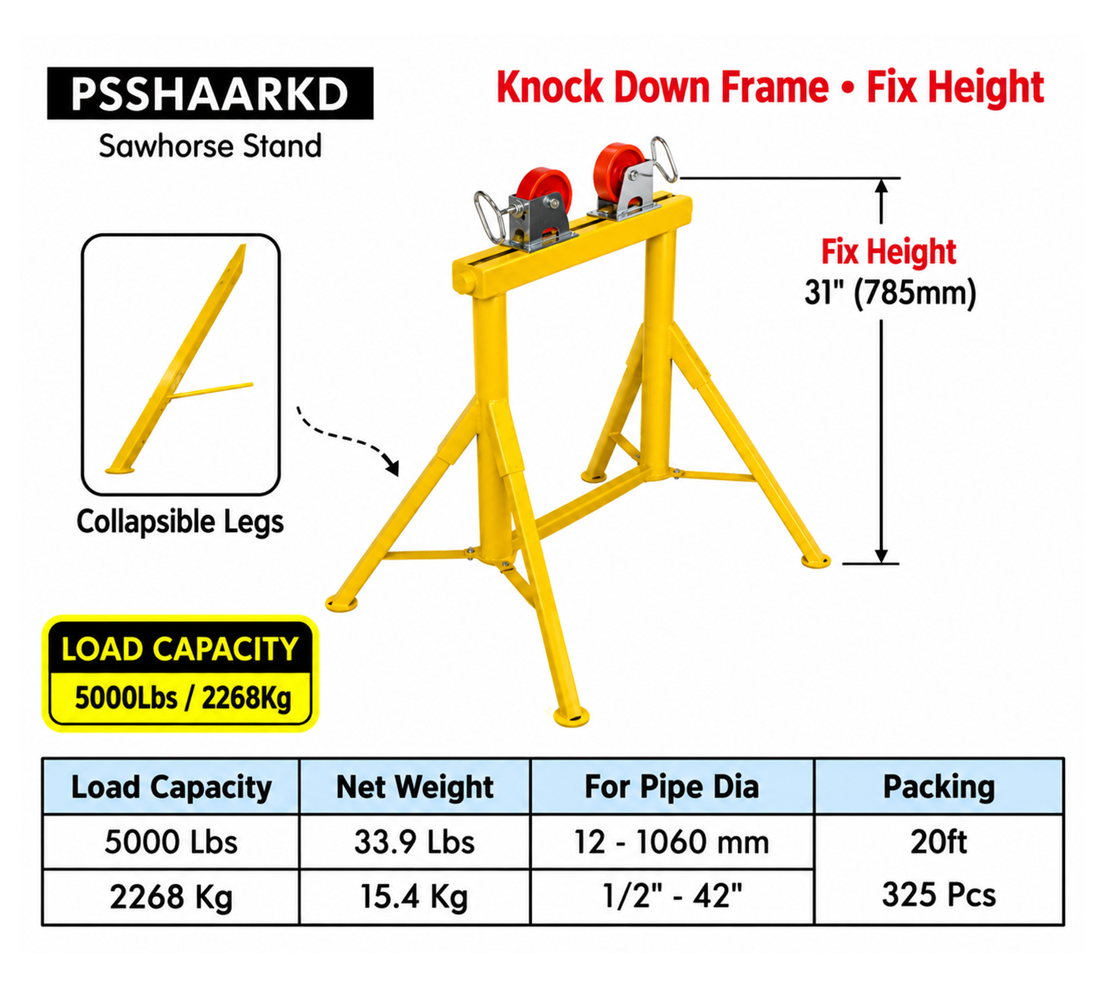 v-head-pipe-stand